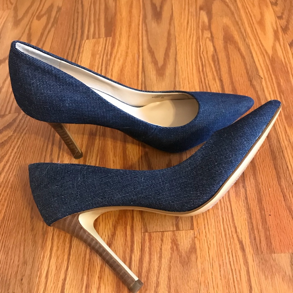 Blue Denim GUESS heels